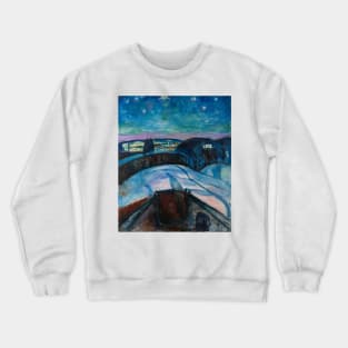 Starry Night by Munch Crewneck Sweatshirt